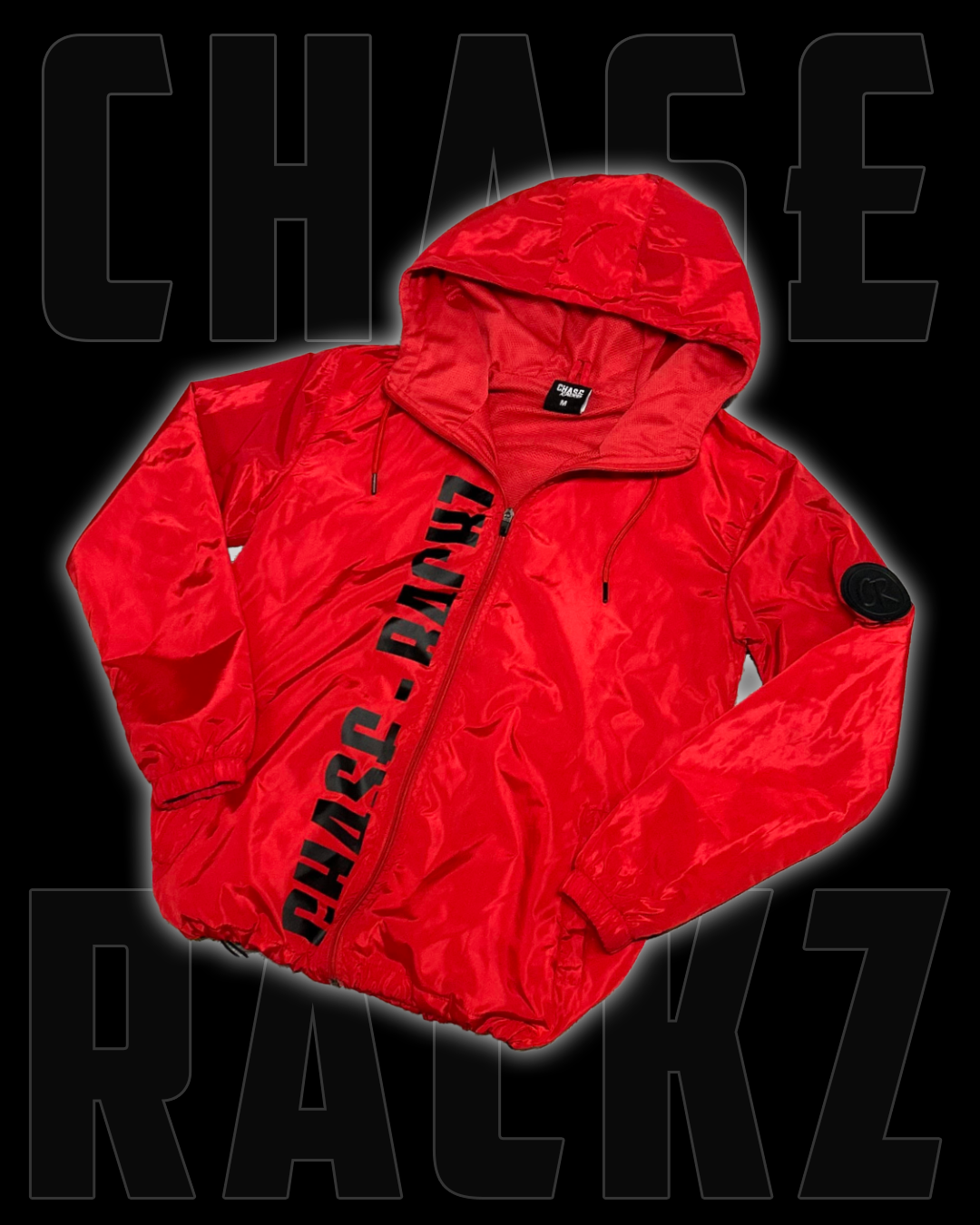 BLOOD RED WINDBREAKER