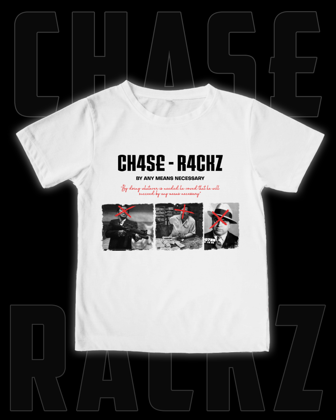 GANGSTAS TEE (WHITE)